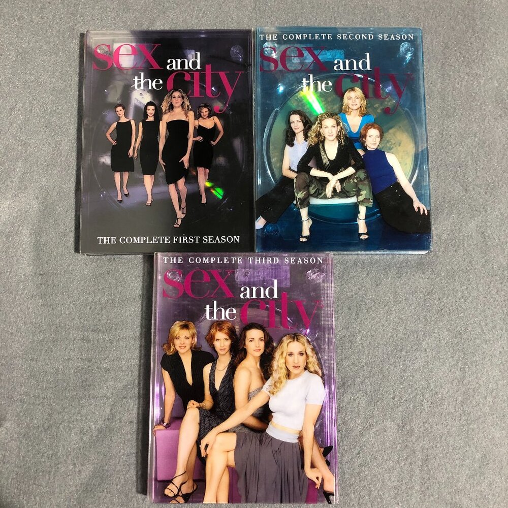 Lot of SEX AND THE CITY TV SHOW DVD Seasons 1,2,3 Lot of 3